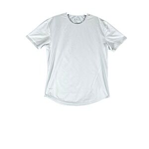 BYLT Premium Basics Lux Drop Cut T-Shirt Mens XL Blue Short Sleeve Curved Hem